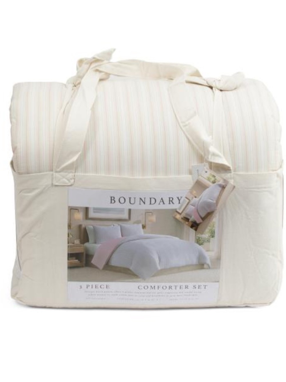 Boundary Cream 3-Piece Comforter Set